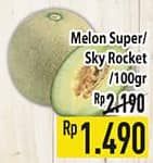 Promo Harga Melon Super/Sky Rocket  - Hypermart