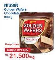 Promo Harga NISSIN Golden Wafers 300 gr - Indomaret