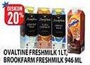 Promo Harga Ovaltine/Brookfarm Fresh Milk  - Hypermart