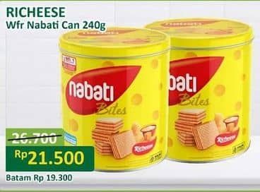 Promo Harga Nabati Bites Richeese 240 gr - Alfamart