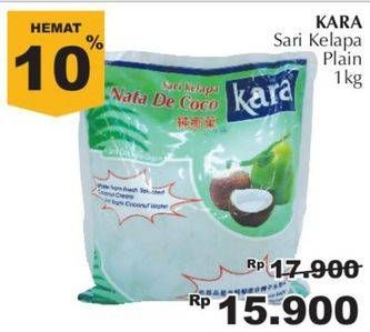 Promo Harga KARA Sari Kelapa Plain 1 kg - Giant