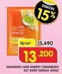 Promo Harga MAKARIZO Hair Energy Fibertherapy Hair & Scalp Creambath All Variants 40 gr - Superindo