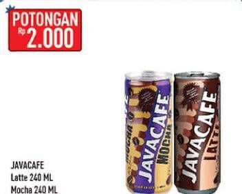 Promo Harga Java Cafe Minuman Latte Latte, Mocha 240 ml - Hypermart