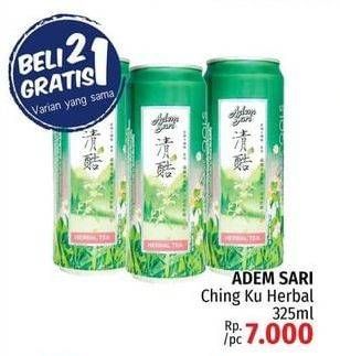 Promo Harga ADEM SARI Ching Ku Herbal 325 ml - LotteMart