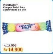 Promo Harga INDOMARET Kamper Toilet Colour Ball 5 pcs - Indomaret