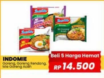 Promo Harga Indomie Mi Goreng Spesial, Rendang, Aceh 85 gr - Yogya