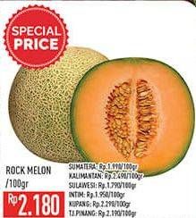 Promo Harga Melon Rock per 100 gr - Hypermart