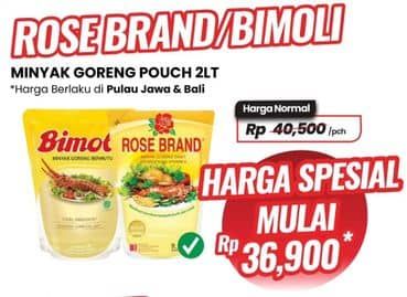 Promo Harga Rose Brand/Bimoli Minyak Goreng  - Carrefour