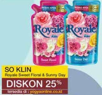 Promo Harga So Klin Royale Parfum Collection Sweet Floral, Sunny Day 800 ml - Yogya