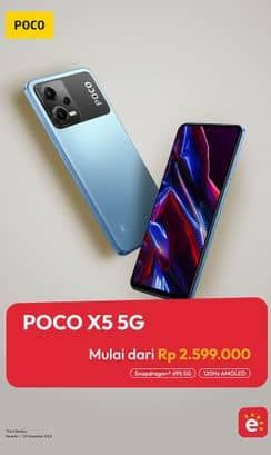 Promo Harga Xiaomi Poco X5 5G  - Erafone