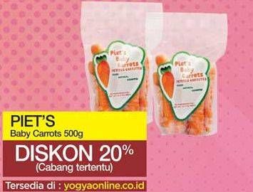 Promo Harga PIETS Baby Carrot per 500 gr - Yogya