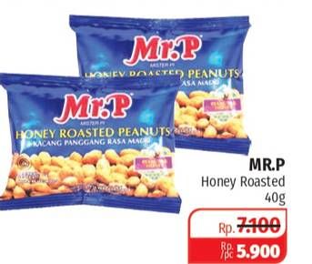 Promo Harga MR.P Peanuts Madu 40 gr - Lotte Grosir