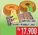 Promo Harga Chiffon Cake/Disney Marble Cake L  - Hypermart