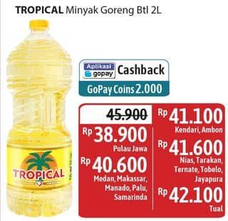 Promo Harga Tropical Minyak Goreng 2000 ml - Alfamidi