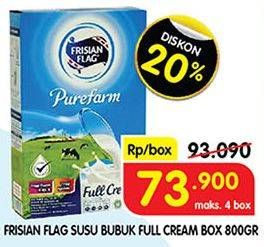 Promo Harga Frisian Flag Susu Bubuk Full Cream 800 gr - Superindo