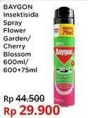 Promo Harga Baygon Insektisida Spray Flower Garden, Cherry Blossom 600 ml - Indomaret