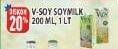 Promo Harga Soy Milk 200ml / 1lt  - Hypermart