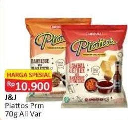Promo Harga PIATTOS Snack Kentang All Variants 70 gr - Alfamart