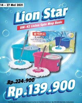 Promo Harga LION STAR Spin Mop & Spray Mop  - Yogya