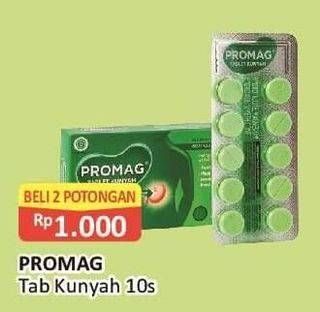 Promo Harga Promag Obat Sakit Maag Tablet 10 pcs - Alfamart
