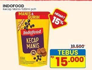 Promo Harga Indofood Kecap Manis 520 ml - Indomaret