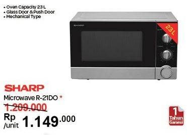 Promo Harga SHARP R-21DO | Microwave  - Carrefour