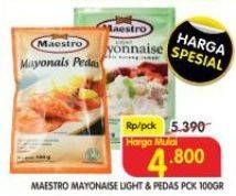 Promo Harga Maestro Mayonnaise Light, Pedas 1000 gr - Superindo