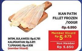 Promo Harga Ikan Patin Fillet per 100 gr - Hypermart