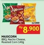 Promo Harga MAXICORN Snack Barbecue, Nacho Cheese, Roasted Corn 150 gr - Alfamidi