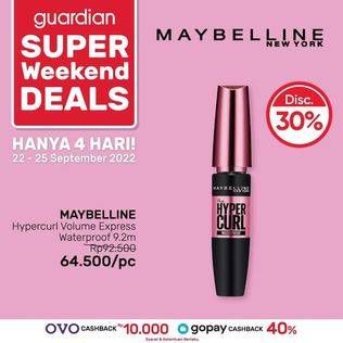 Promo Harga Maybelline Hypercurl Volum Express 9 ml - Guardian