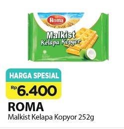 Promo Harga ROMA Malkist Kelapa Kopyor 252 gr - Alfamart