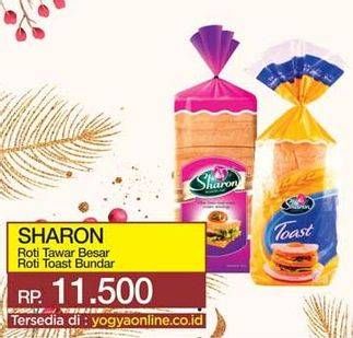 Promo Harga SHARON Roti Tawar Besar/Round Toast  - Yogya