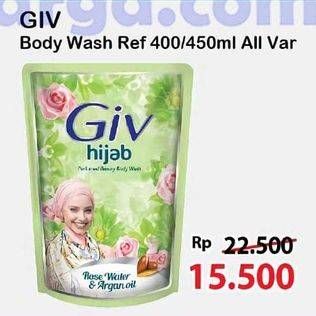 Promo Harga GIV Hijab Body Wash All Variants 450 ml - Alfamart
