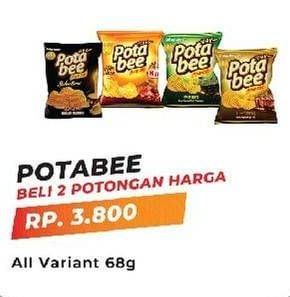Promo Harga POTABEE Snack Potato Chips All Variants per 2 pcs 68 gr - Yogya
