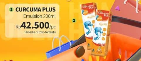 Promo Harga Curcuma Plus Emulsion Suplemen Makanan 200 ml - Guardian