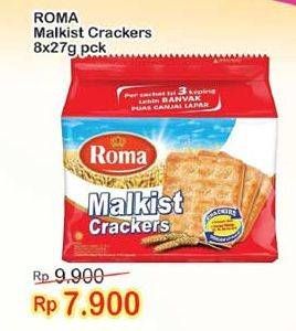 Promo Harga ROMA Malkist per 8 pcs 27 gr - Indomaret