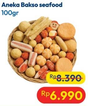 Promo Harga Aneka Bakso Seafood per 100 gr - Hypermart