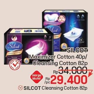 Promo Harga Silcot Maximizer Cotton/Silcot Cleansing Cotton   - LotteMart