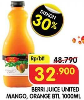 Promo Harga Berri Juice Mango, Orange 1000 ml - Superindo