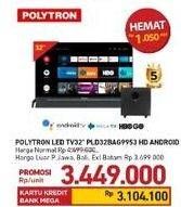 Promo Harga POLYTRON LED TV 32  - Carrefour