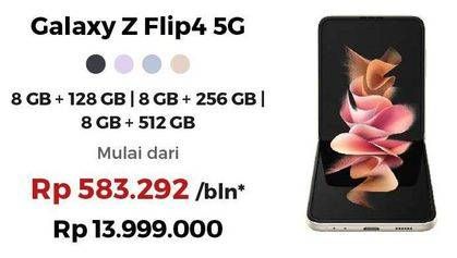 Promo Harga Samsung Galaxy Z Flip4 8GB + 128GB, 8GB + 256GB, 8GB + 512GB  - Erafone