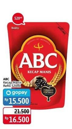 Promo Harga ABC Kecap Manis 520 ml - Alfamidi