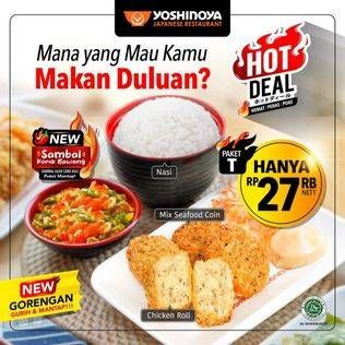 Promo Harga YOSHINOYA Chicken Roll  - Yoshinoya