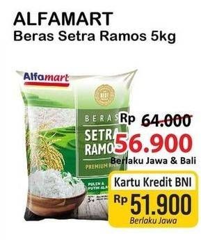 Promo Harga Alfamart Beras Setra Ramos 5000 gr - Alfamart