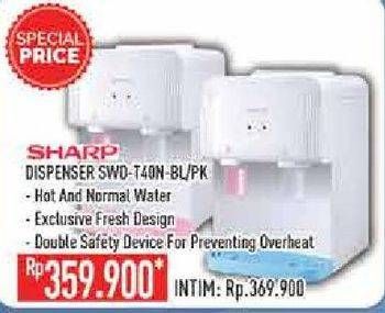 Promo Harga SHARP SWD-T40N | Water Dispenser BL, PK  - Hypermart