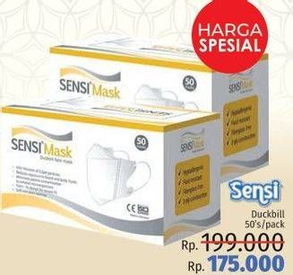 Promo Harga SENSI Mask Duckbill 50 pcs - LotteMart