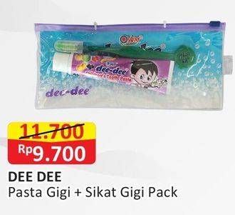 Promo Harga DEE DEE Pasta Gigi & Sikat Gigi  - Alfamart