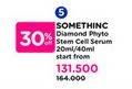 Promo Harga Somethinc Diamond Phyto Stem Cell Serum 20 ml - Watsons