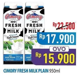 Promo Harga Cimory Fresh Milk Full Cream 950 ml - Hypermart