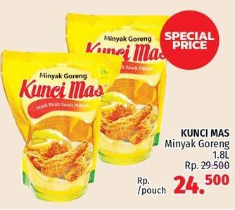 Promo Harga KUNCI MAS Minyak Goreng 1800 ml - LotteMart